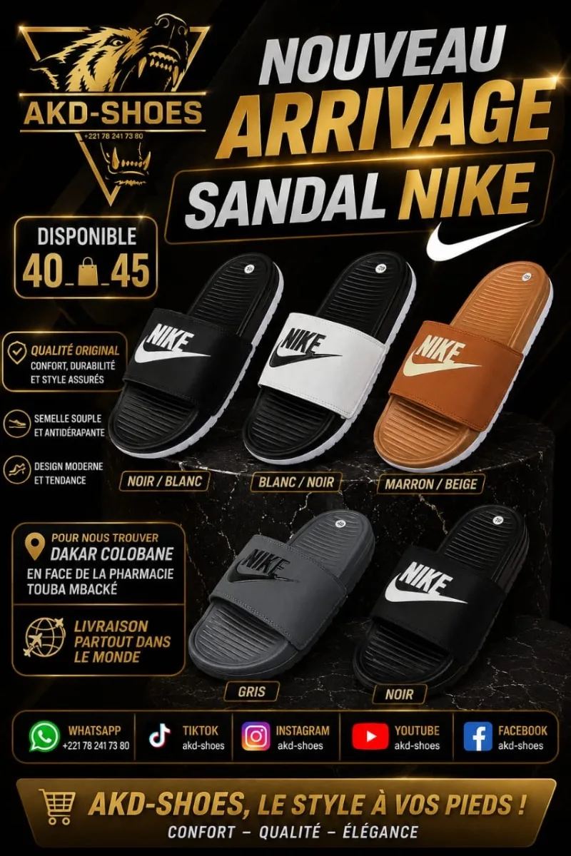 À écouter — Chaussures & Sacs — Écoutez la note vocale du vendeur chez AKD-SHOES, Marché Colobane Dakar